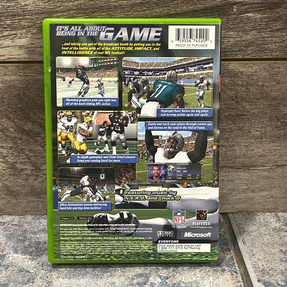 5 for $60 - Microsoft Xbox NFL Fever 2002 - Picture 4 of 4